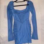 Oh Polly Long Sleeve Ruched Mini Dress Photo 3