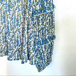 Anthropologie Maeve Avery Pleated Botanical Peasant Blouse Size XS Photo 5