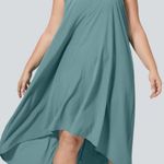 Halara  Breezeful RacerPocket High Low Flowy Midi Quick Dry Casual Dress Size 2X Photo 0