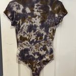 Olivaceous Purple Tie Dye Bodysuit Photo 1