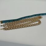 Kenneth Jay Lane Goldtone Large Double Links Chain Necklace In Box Gold Photo 4