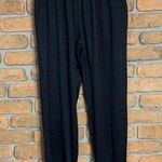 SheIn Pants Womens Small Black Jogger High Waist Elastic Cuff Loungewear Comfort Photo 0