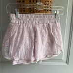 Aerie  Light Pink Eyelet Shorts Photo 0