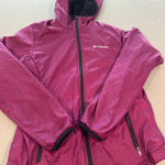 Columbia  Womens small Hooded‎ Jacket Lightweight  Purple Full Zip Coat Photo 0