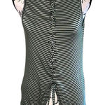 Peyton Jensen Evereve  green black striped sleeveless casual top small‎ Photo 0
