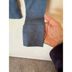 Free People Ocean Dip Tie Dye Thermal Long Sleeve Top Blue Women's Size Small Photo 4