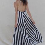 Birgette Herskind Thora A Line Halter Maxi Dress Black White Stripe Womens Size Size XS Photo 4
