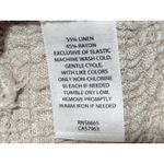 Abound  Women XL Linen Blend Sleeveless Vest Top Smocked Waist Photo 5