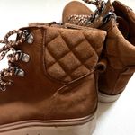 Caslon  Hanley Brown Water Resistant Lace Up Boots Size 7.5 Photo 4