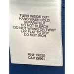 Alfred Dunner Bright Royal Blue Pullover Blouse Flower Decoration Size L Photo 9