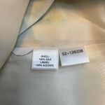 Ann Taylor VINTAGE 100% Silk Ivory Green Blue Floral Pleated A-Line Skirt Sz 4 # Photo 8