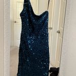 Nordstrom Blue one sleeve dress  Photo 2