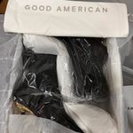 Good American High Kickstand Boots - Chocolate Neoprene Photo 1