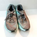 Hoka One One Rincon Women’s Charcoal Gray, Aqua Sky Trainer Sz 8.5 Used See Dsx Photo 1
