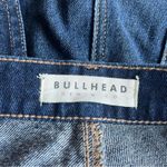 Bullhead Denim Co. Dark Wash Button Fly High Rise Jean Shorts Size 25 Blue Photo 2