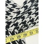 Apt 9 Women's Size Large Houndstooth Shift Dress Black White Knee Length Whimsy Photo 8
