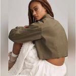 Anthropologie  Pilcro Embroidered Utility Cropped Jacket Size XS‎ NWT Photo 2