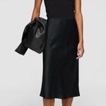 Joseph Isaak silk-satin midi skirt Photo 0