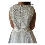 Venus  Couture Pearl Embellished, big Tulle skirt Sleeveless gown Dress size 4 Photo 5