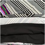 Trina Turk  Merry Striped Shift Dress Retro Mod GoGo 60s‎ Disco 3/4 Sleeve Size S Photo 5