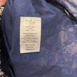 Talbots Dress Midi Blue 3/4 Sleeve Ditsy Floral Belted Shirt Dress Cotton 14 Photo 7