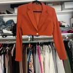 NBD  cropped Bennett copper burnt orange blazer Jacket S  Photo 7