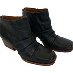 Kork-Ease  Booties 8.5 Black Leather Comfort Ankle Shoes Fall Winter Photo 0