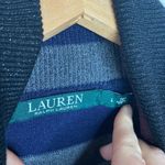 Lauren Ralph Lauren shimmering colorblock striped mockneck sweater size L Blue Size L Photo 8