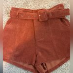 Altar'd State  Rust Corduroy Women Shorts Size Small Photo 1