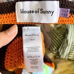 House Of Sunny Top Old Town Handkerchief Knit Halter Open Photo 4