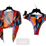 SheIn Colorful Abstract Women's 3-piece swimsuit Photo 0
