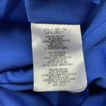 AQUA Backless A-Line V-Neck Bow Accent Evening Gown Blue Size 0 Long Formal Dress Photo 9