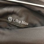 Lululemon Womens Zip The Line Crop 23" Black Utility Blue 4 Photo 2