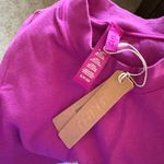 SKIMS Kim Kardashian  Cotton Jersey Mock Neck Tank-Lollipop SMALL NWT Photo 3