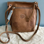 Canadian Pacific Leather Festival Bag Brown Photo 0