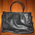 Tory Burch Black Leather Tote Photo 0