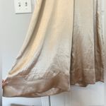 Free People  X Anthropologie Nadia Satin Jumpsuit Gold Photo 11