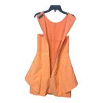 Elliatt Dress MEDIUM Layered Tiered Mini Sleeveless Peach Orange Shift Sheath Photo 3