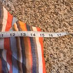 Le Lis Collection Striped Halter Top Sleeveless‎ Casual Crop Top Size S Orange Photo 4