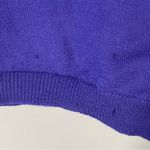 The Limited Cassidy for  Vintage 100% Merino Wool Purple Cowl Neck Sweater S  NWT Photo 4