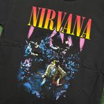 Nirvana MTV Unplugged in New York Grunge Band Distressed T-shirt Size XL Photo 3