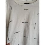 J.Crew white new york street tshirt size medium Photo 1