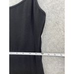 Brandy Melville  Women's Tank Dress Solid Black One Size Mini Scoop Neck Cotton Photo 7