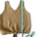 Wishlist Mustard Knitted Tank Top Photo 5