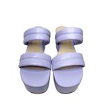 BP  Raquelle Wedge Sandal Womens Size 8.5 in Purple Slip On Platform Photo 2