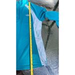 The North Face Pullover Womens Medium 1/4 Zip Running Training Shirt Teal Blue Photo 5