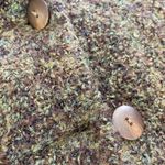 Weave of the Irish Boucle knit Irish cardigan dark green boxy size small Photo 1