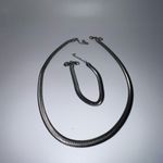 Purelei German made Snake Chain Necklace and Bracelet set. Brand new Silver Photo 4