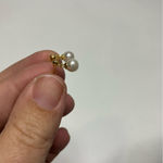 Pandora  treated freshwater‎ cultured pearl & stone drop earrings new in package Photo 5