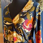 Altar'd State  Orange and Yellow V-Neck Bishop Sleeve Sundress Photo 1